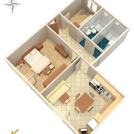 Apartment 2350a Novi Vinodolski
